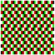 Optical illusions : Moving checkers