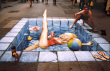 Funny pictures: Sidewalk Swimming