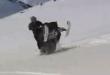 Funny videos : Insane snowmobile moves