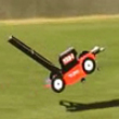 Funny videos : Flying lawnmower