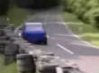 Funny videos : Tires cause nasty accident