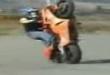 Funny videos : Flip off a bike