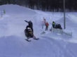 Funny videos: Snow mobile wipeout